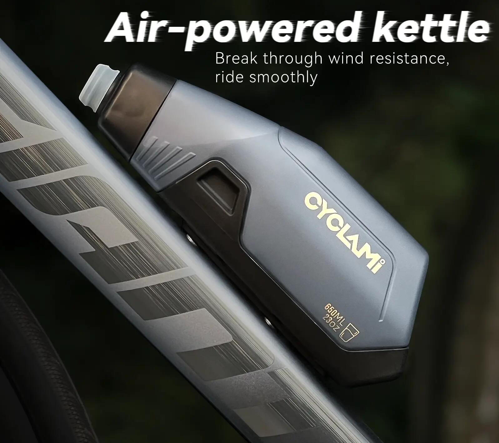Aerodynamická cyklistická láhev CYCLAMI 650 ml 3/4