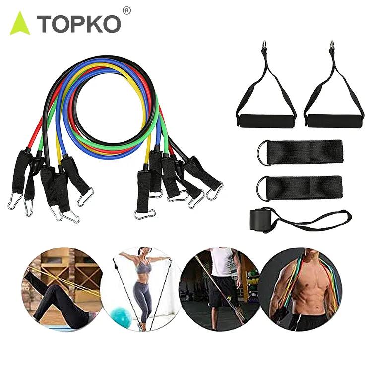 Fitness sada gum a expandérů TOPKO 11 ks 4/9