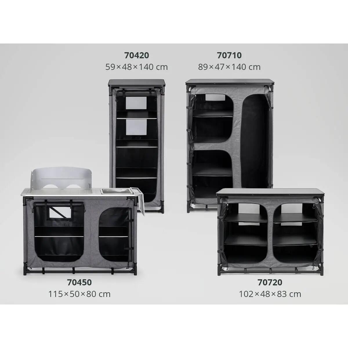 Gebraucht - Campingschrank Ruoka - Hochschrank - Stecksystem ohne Werkzeug 8/9