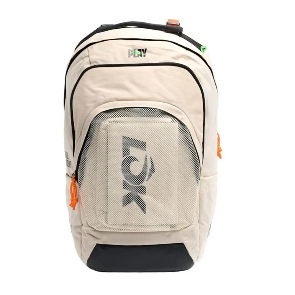 Mochila Lok Maxx Offwhite Branco Laranja 1/3