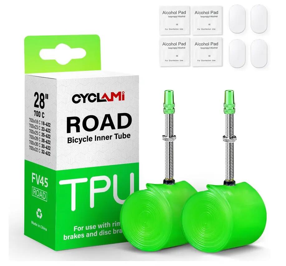 CYCLAMI Ultralehká cyklistická TPU duše 700C 18–32C - 2 ks