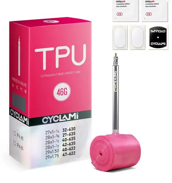 CYCLAMI Ultralehká cyklistická TPU duše gravel 700C 32–47C - 46 g
