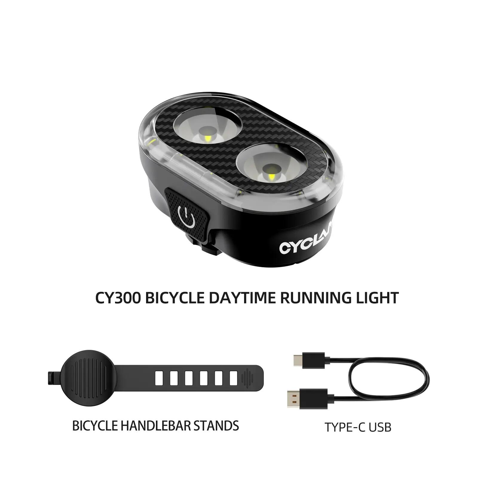 Přední denní Světlo na kolo CYCLAMI CY300 7/8