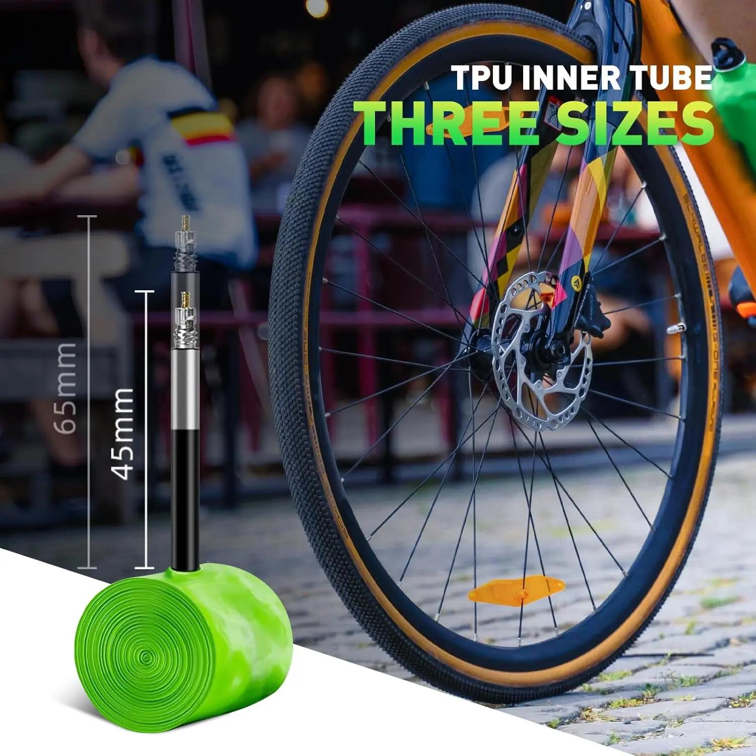 Ultralehká cyklistická TPU duše CYCLAMI gravel 700C 32–47C - 50 g 5/8