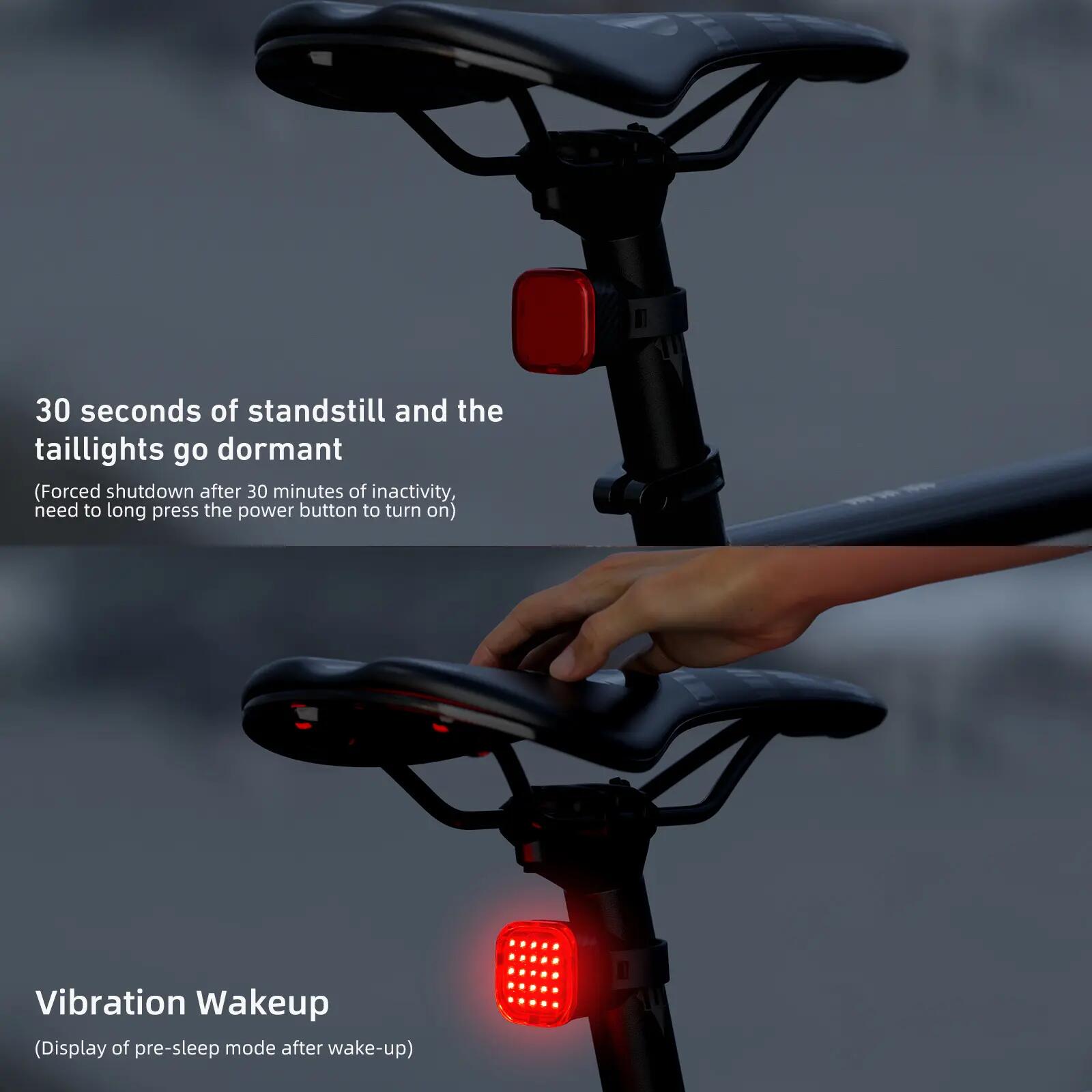 Zadní světlo na kolo s brzdovým senzorem CYCLAMI CY110 6/10
