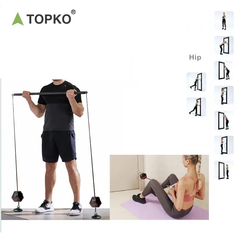 Chytrý fitness trenažér TOPKO Gym Pump 5–30 kg 4/9