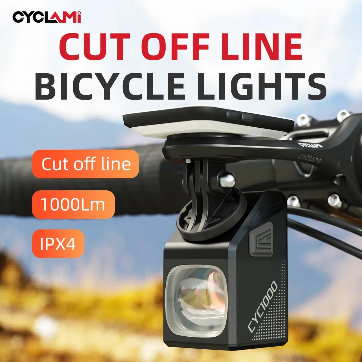 Přední světlo na kolo CYCLAMI CYC1000 1000 lm 2/6