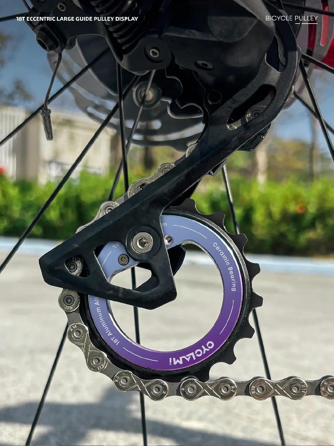 Cyklistická kladka přehazovačky CYCLAMI E35 18T 5/9