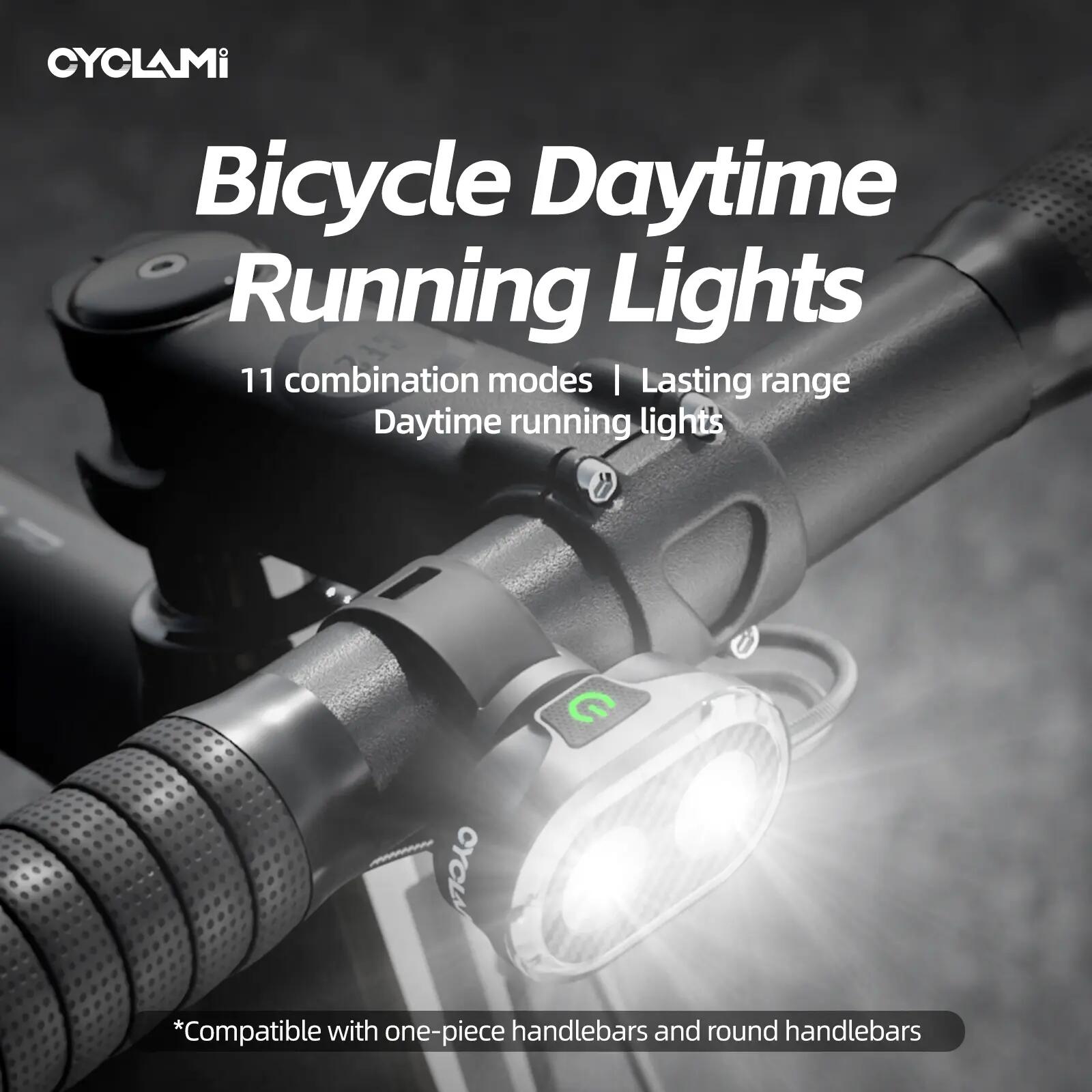 Přední denní Světlo na kolo CYCLAMI CY300 3/8