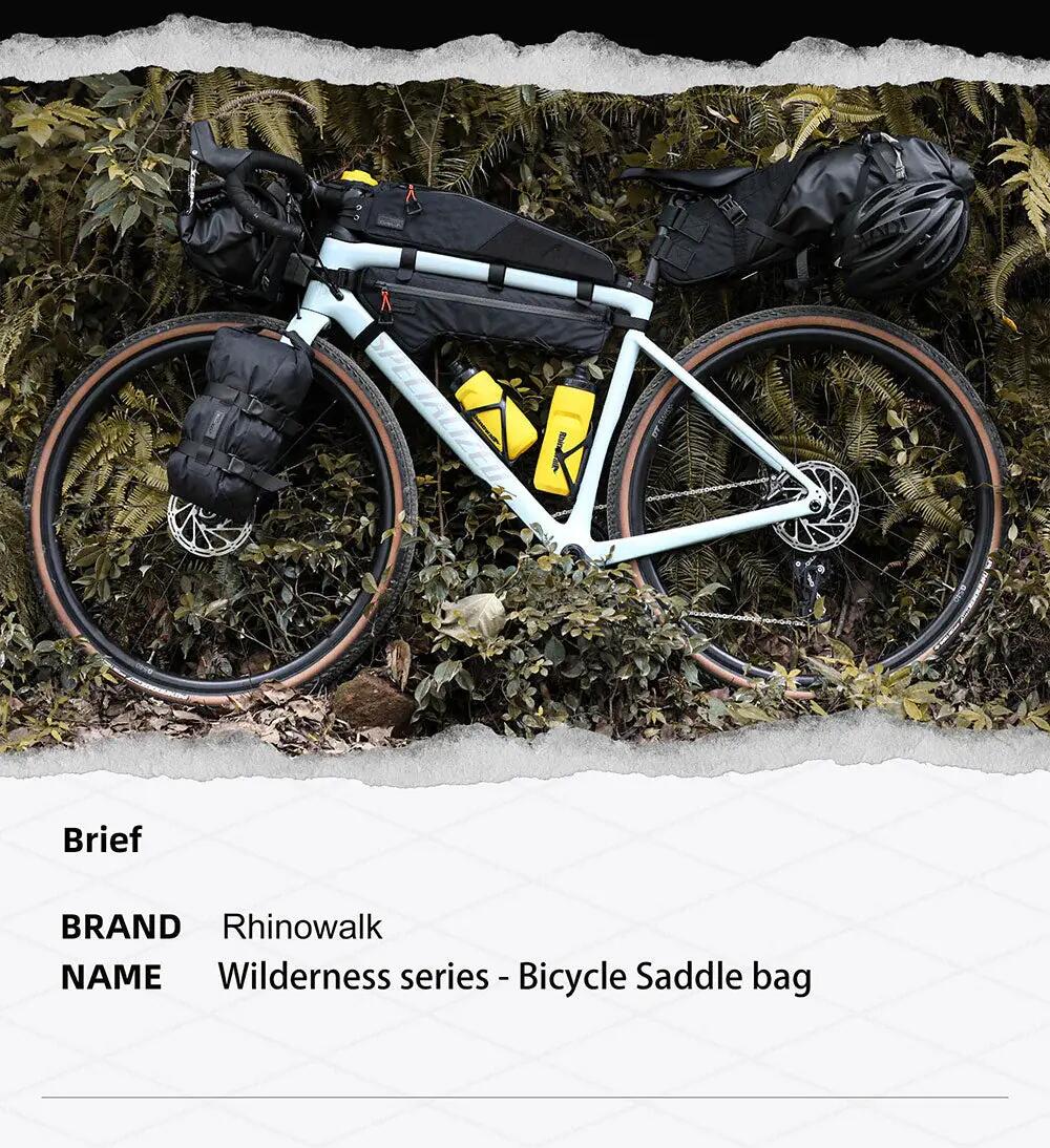 Brašna na kolo pod sedlo Rhinowalk BHD0020BK 3/5