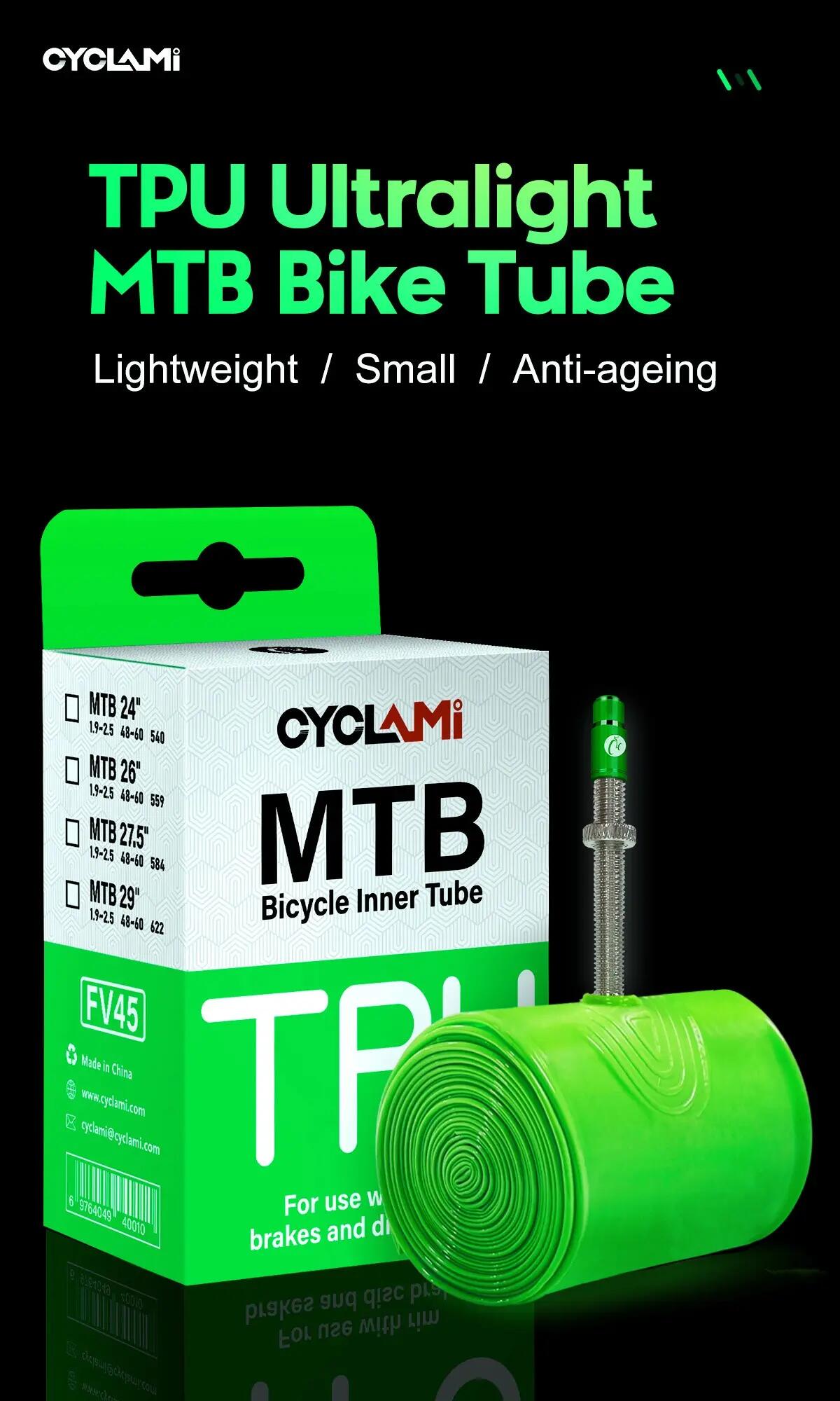Ultralehká cyklistická TPU duše CYCLAMI MTB 29" 1.9–2.5 - 2 ks 3/10
