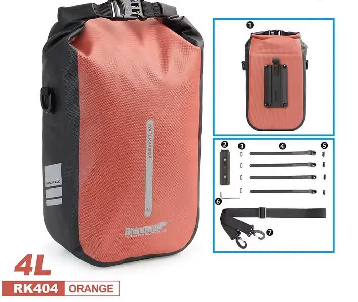 Brašna na kolo na vidlici Rhinowalk RK404RG 4 l 2/5