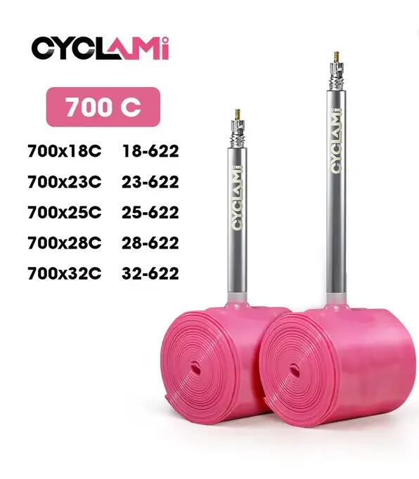 Ultralehká cyklistická TPU duše CYCLAMI 700C 18–32C - 30 g 10/10