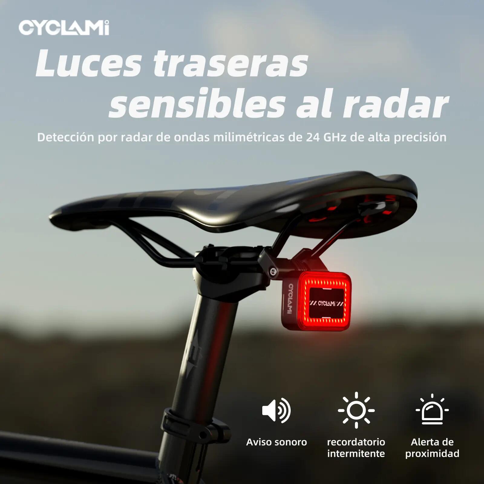 Zadní světlo s radarem na kolo CYCLAMI RT02 2/10