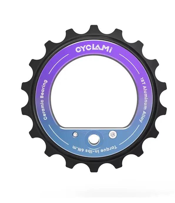 Cyklistická kladka přehazovačky CYCLAMI E35 18T 2/9