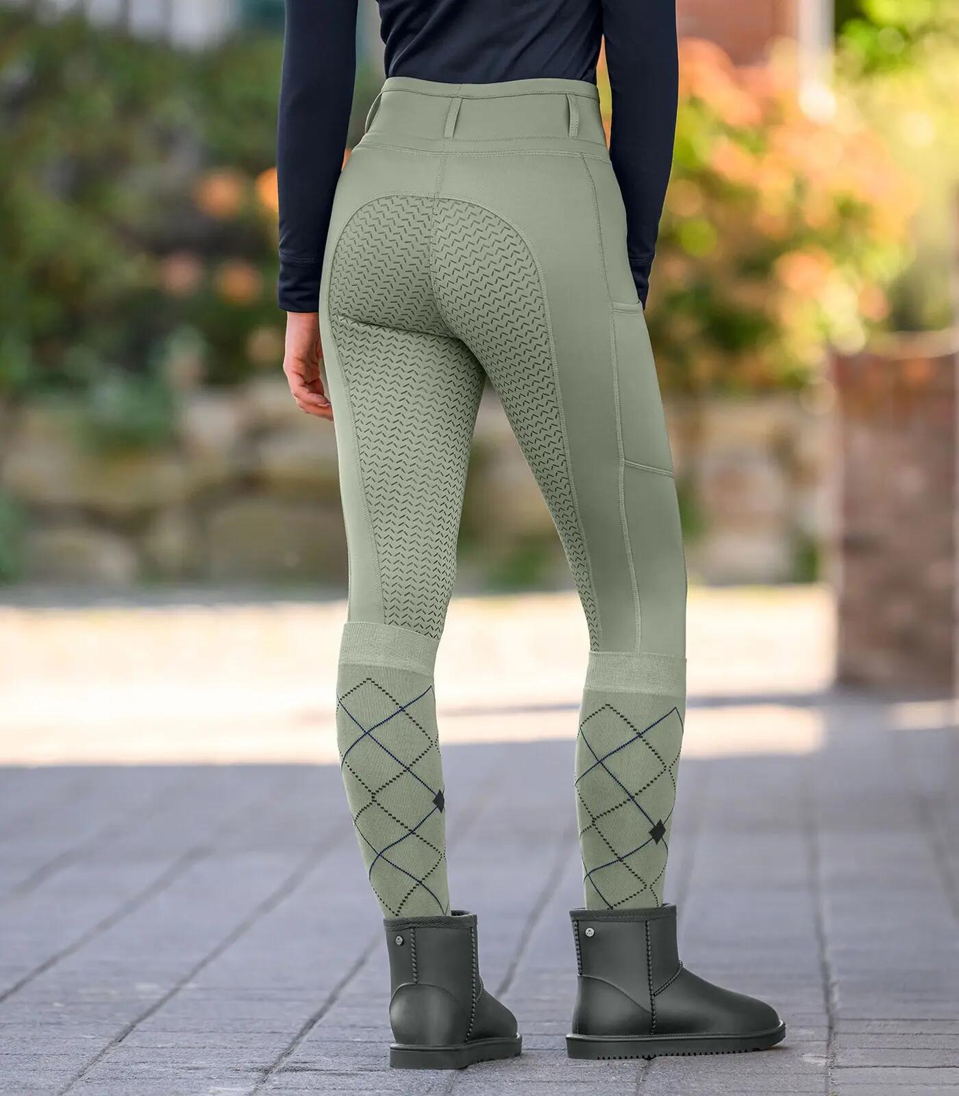 Thermische Fahrrad-Leggings Ella, mahagonifarben, Größe 36 6/6