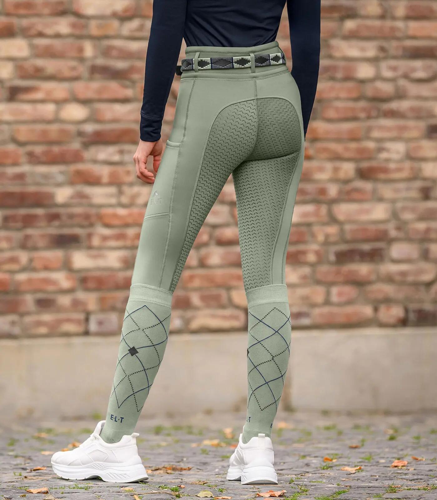 Thermische Fahrrad-Leggings Ella, mahagonifarben, Größe 36 5/6