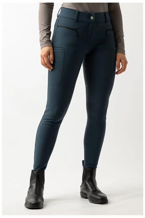 BR softshell pantalon d’équitation Liana pour femmes avec assise en silicone