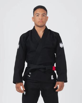 Kimono de jiu-jitsu brésilien noir 400 g coton perle The ONE V2 Kingz