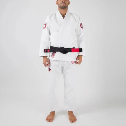 Kimono de jiu-jitsu brésilien blanc 450 g renforcé Classic 3.0 coupe H Kingz