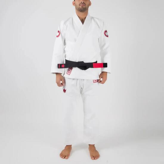 Kimono de jiu-jitsu brésilien blanc 450 g renforcé Classic 3.0 coupe H Kingz
