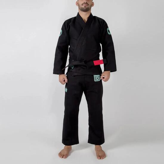 Kimono de jiu-jitsu brésilien noir 450 g renforcé Classic 3.0 Kingz