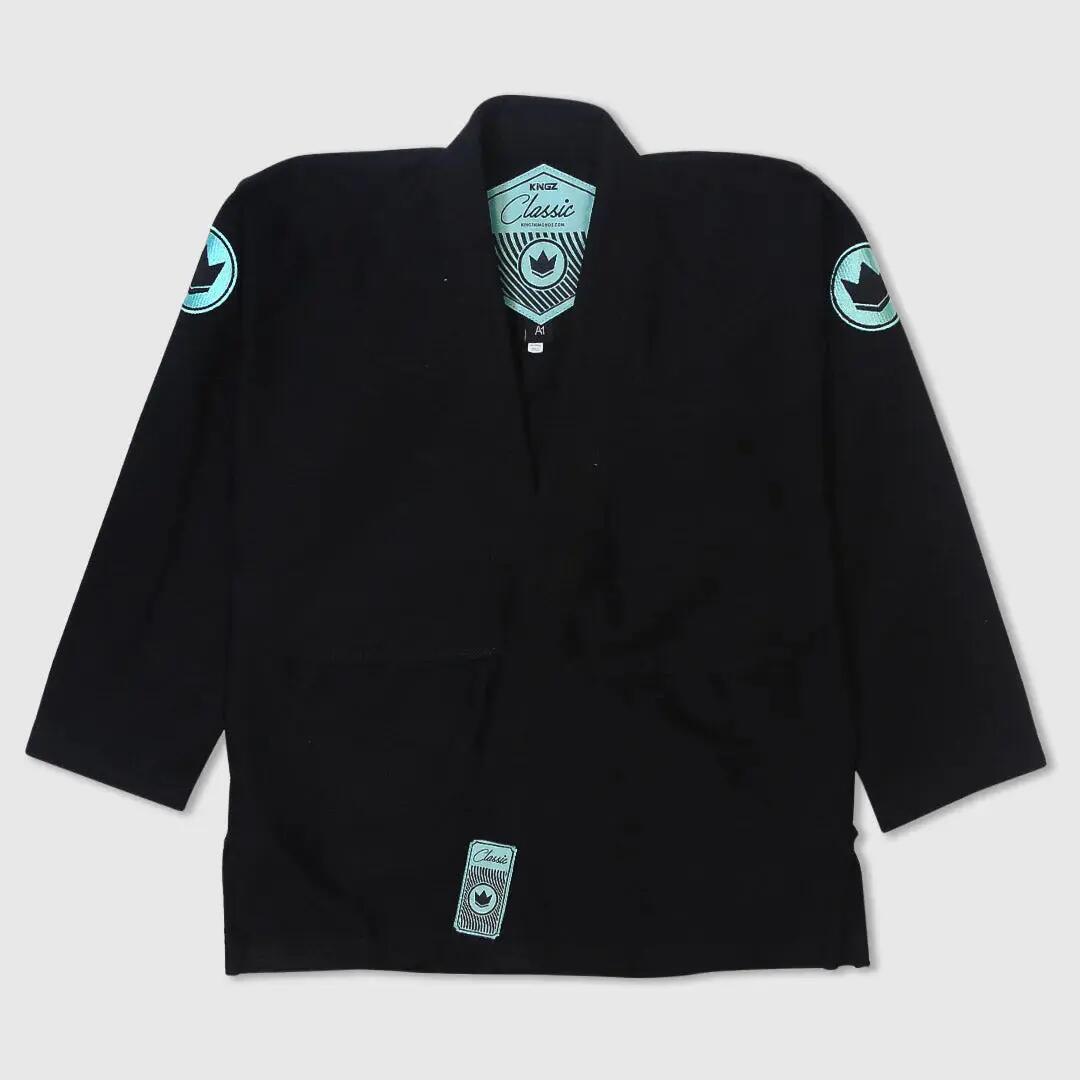 Kimono de jiu-jitsu brésilien noir 450 g renforcé Classic 3.0 Kingz 5/5