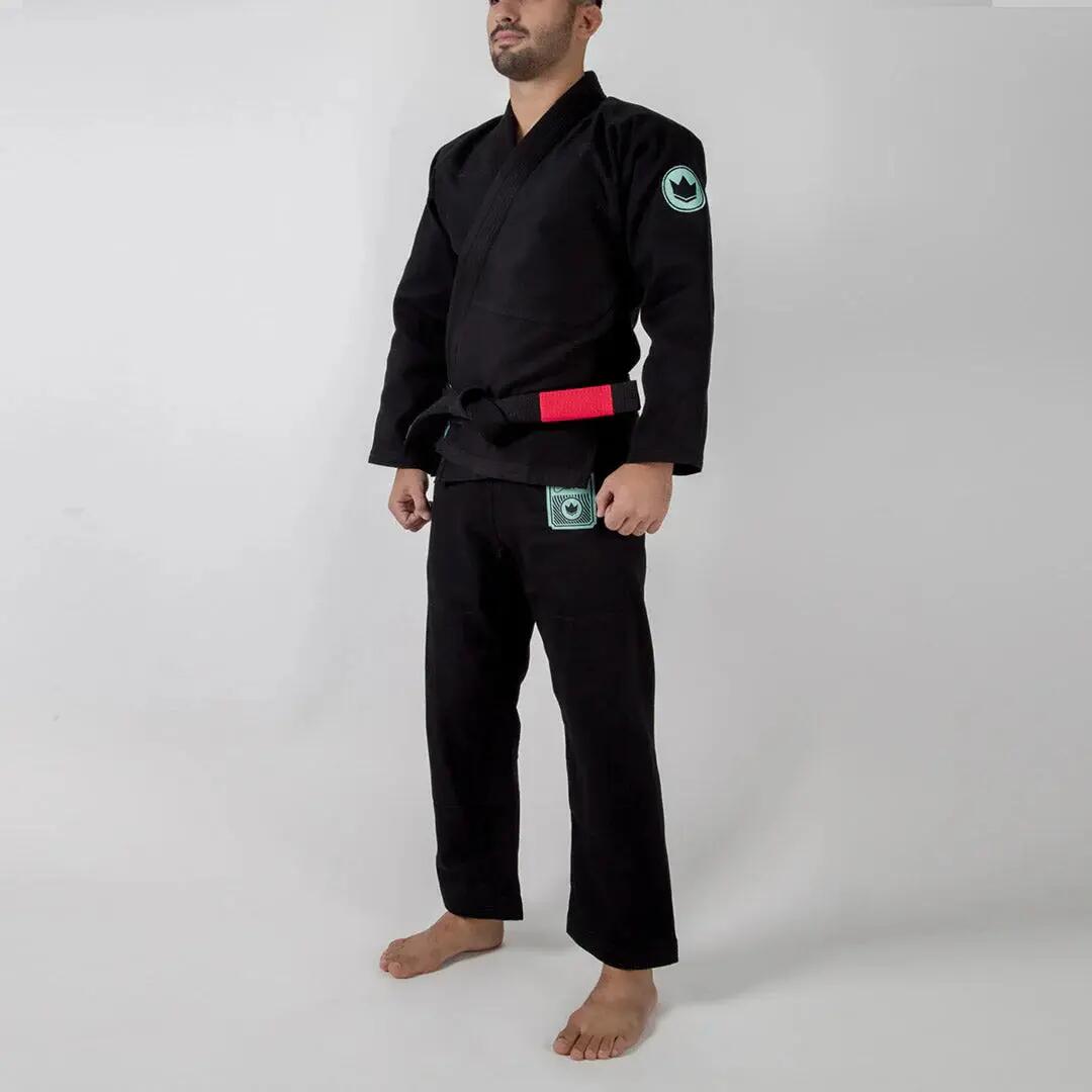 Kimono de jiu-jitsu brésilien noir 450 g renforcé Classic 3.0 Kingz 4/5
