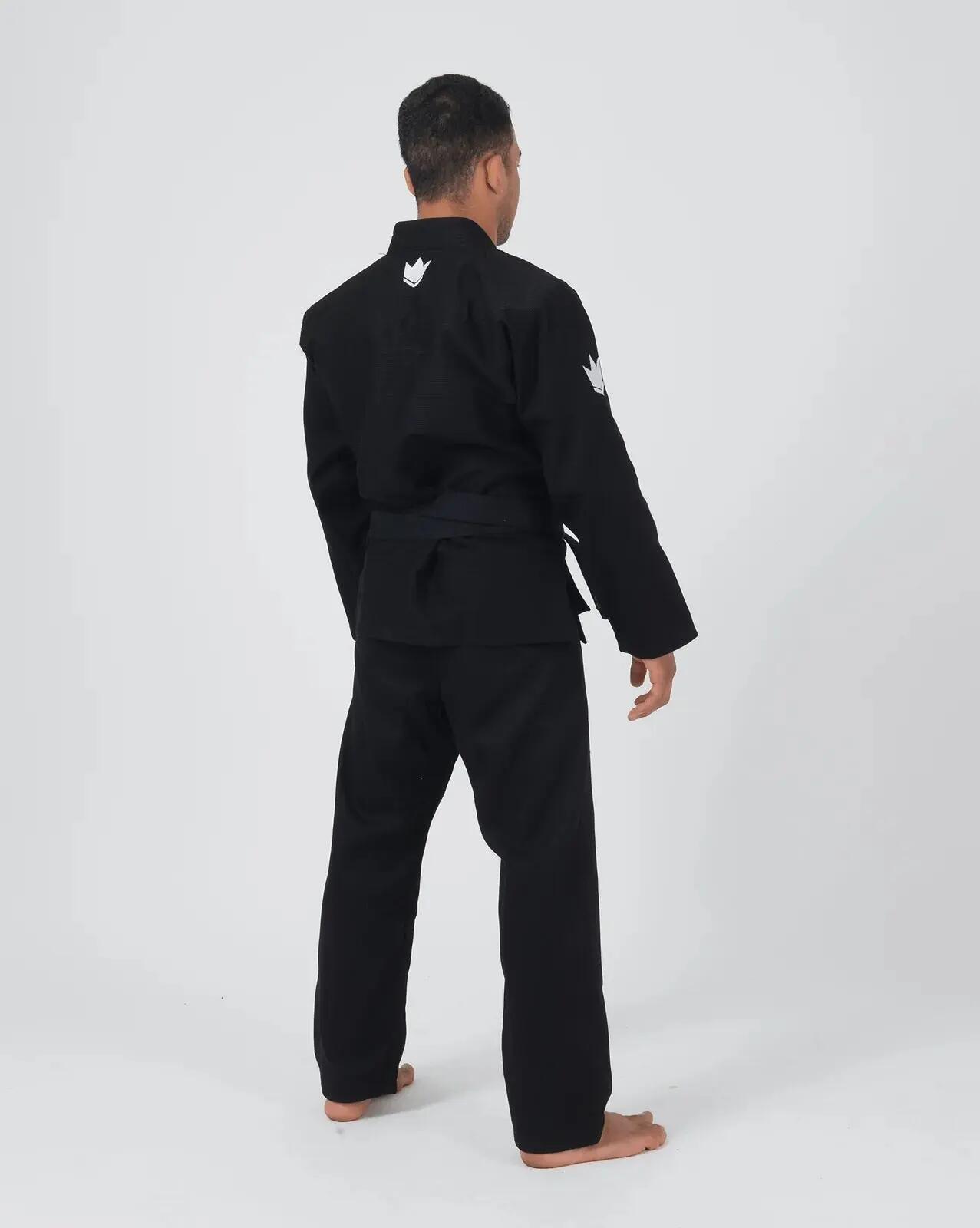 Kimono de jiu-jitsu brésilien noir 400 g coton perle The ONE V2 Kingz 6/9