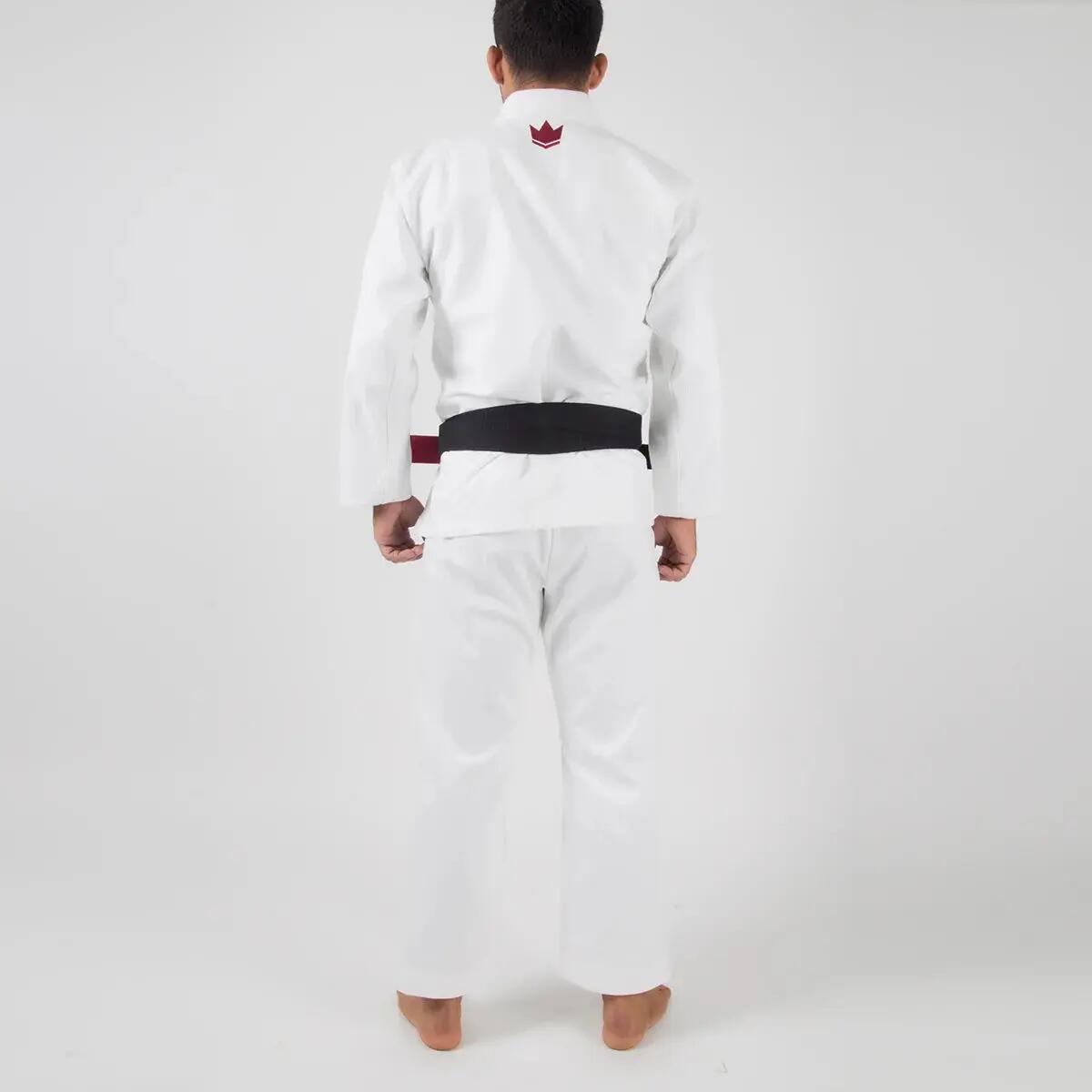 Kimono de jiu-jitsu brésilien blanc 450 g renforcé Classic 3.0 coupe H Kingz 2/5