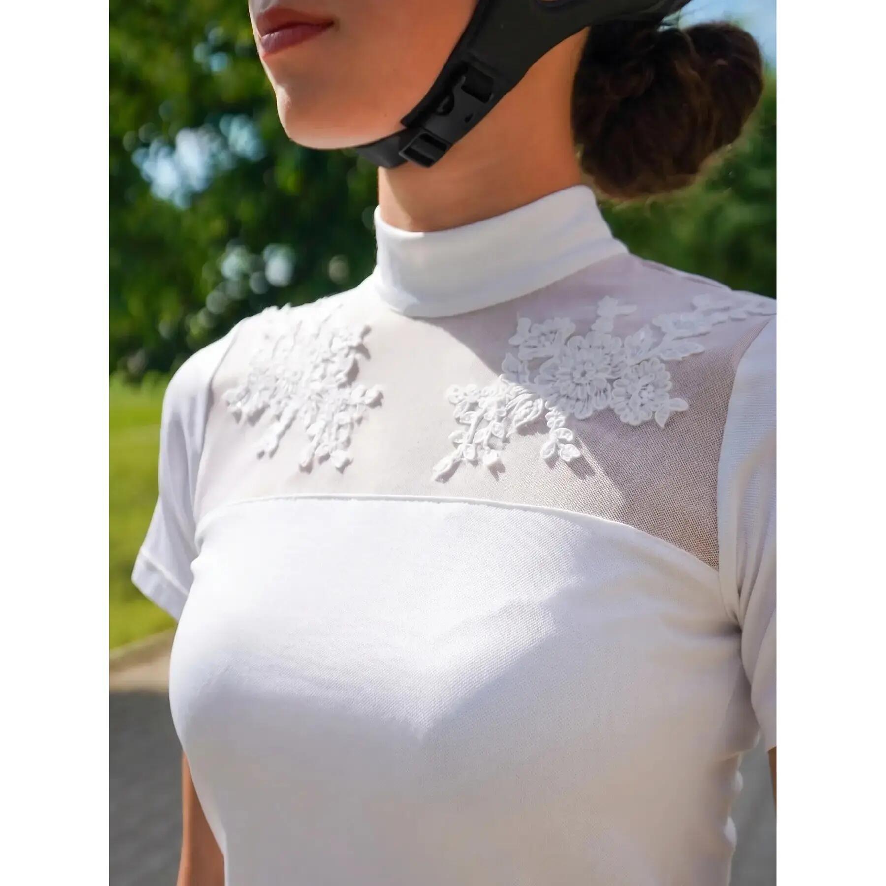 Polo d'équitation de concours femme Cavalliera Eternity 3/3