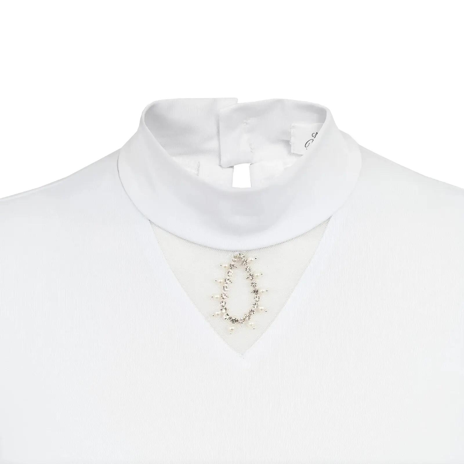 Polo d'équitation de concours femme Cavalliera Crystal Drop 2/3