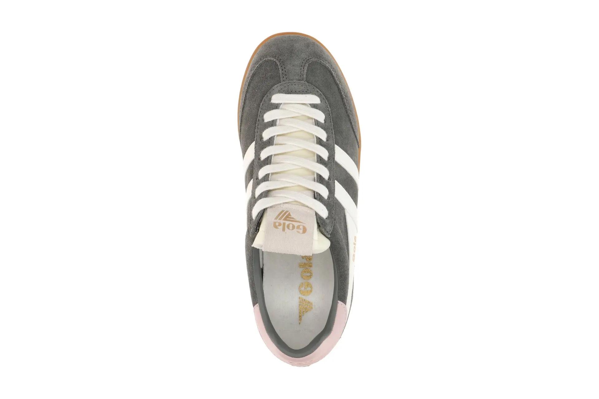 Gola Cyclone Schuhe Sneakers grau weiß Damen CLB762 6/7