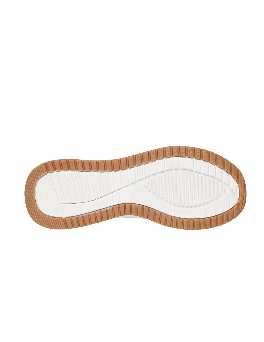 Baskets pour homme Skechers Bobs squad 4 slip ins Blanc. 5/5
