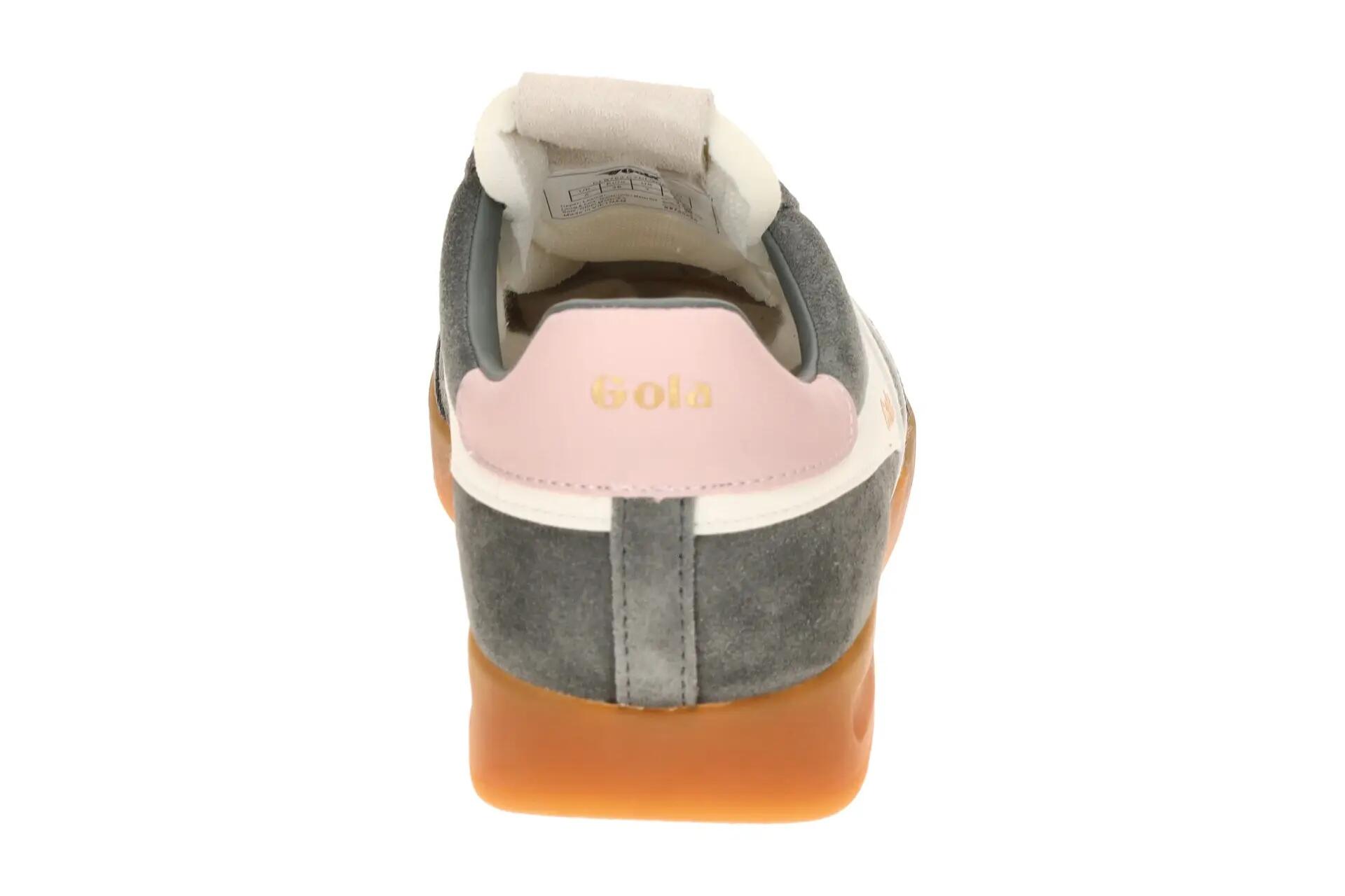 Gola Cyclone Schuhe Sneakers grau weiß Damen CLB762 5/7