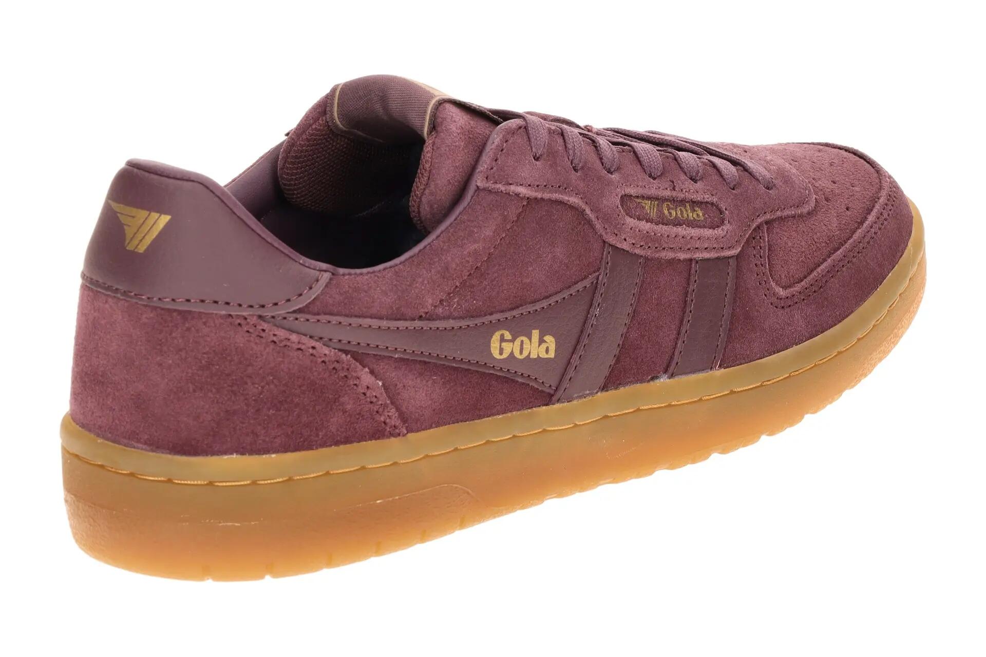 Gola Hawk Suede Schuhe Sneakers rot wine Damen CLB571 4/7