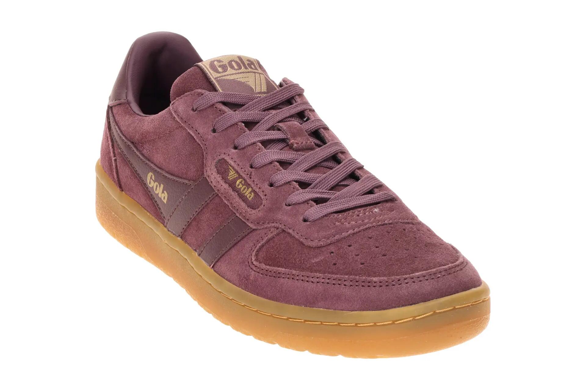 Gola Hawk Suede Schuhe Sneakers rot wine Damen CLB571 3/7