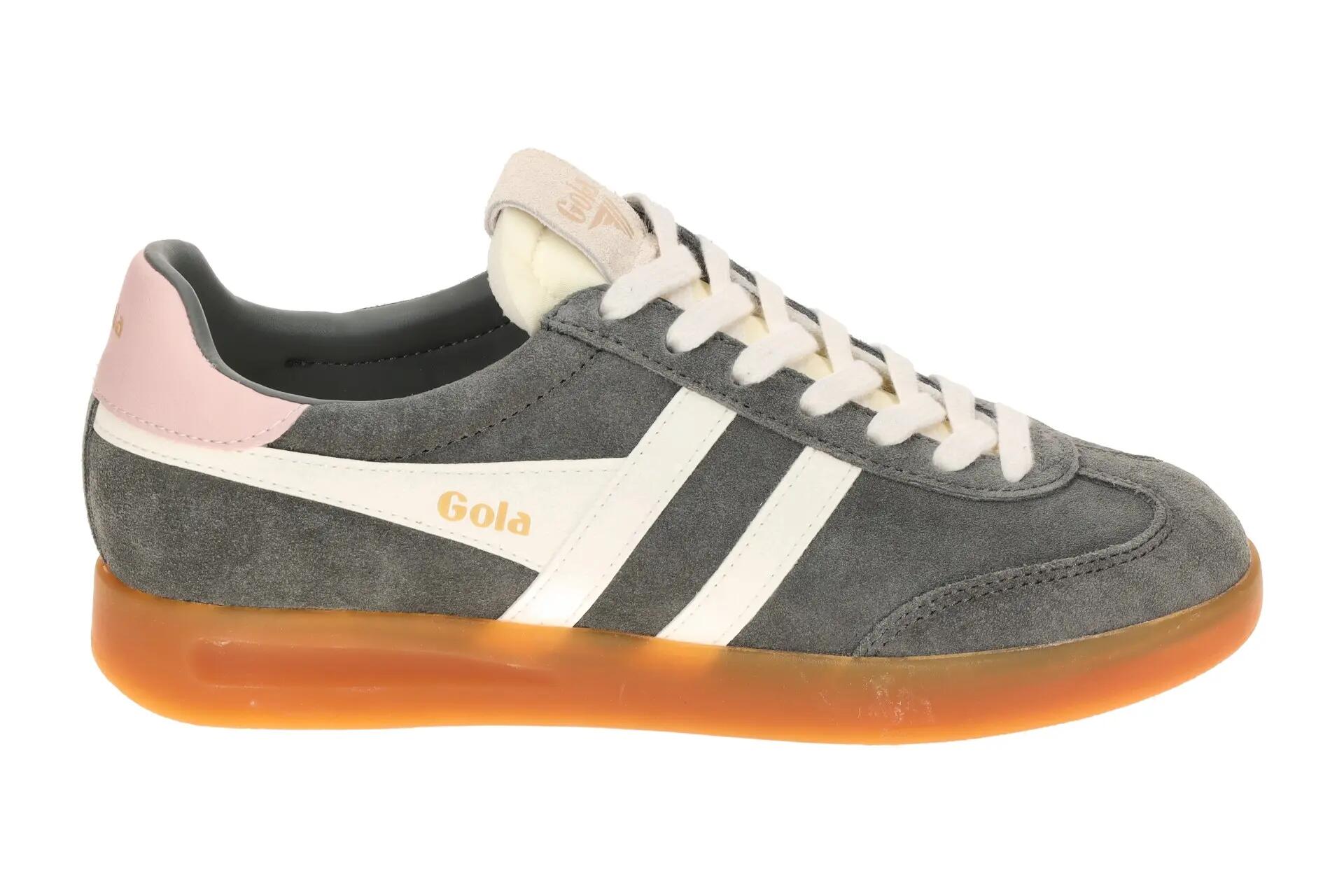 Gola Cyclone Schuhe Sneakers grau weiß Damen CLB762 2/7