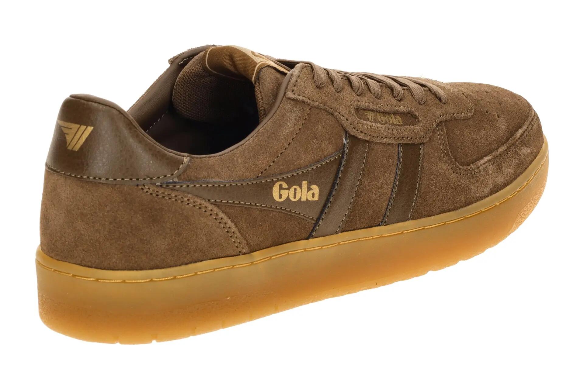 Gola Schuhe Hawk Sneakers braun otter Suede CMB571 4/7