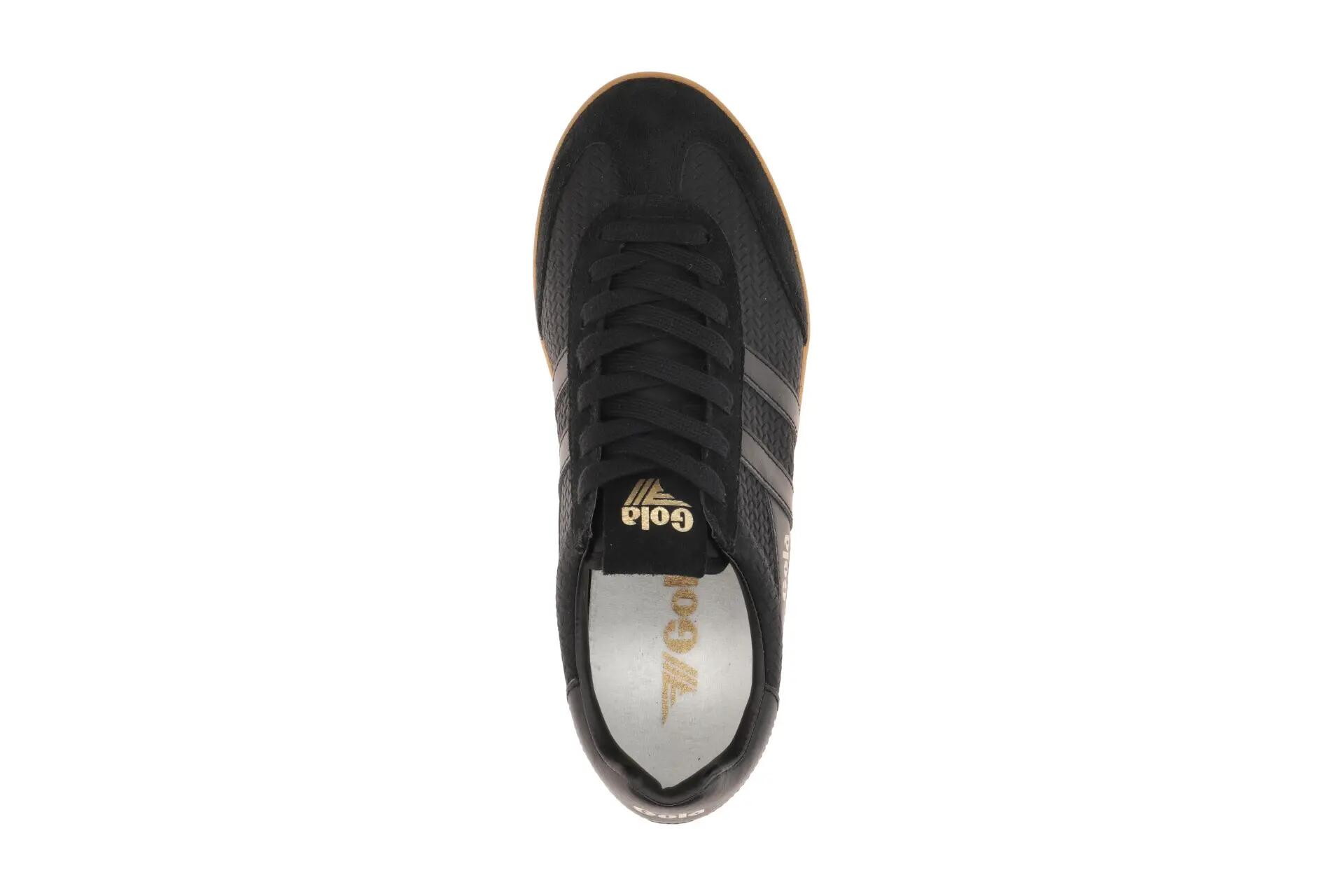 Gola Cyclone Marque Schuhe Sneakers schwarz Herren Flecht CMB922 6/7