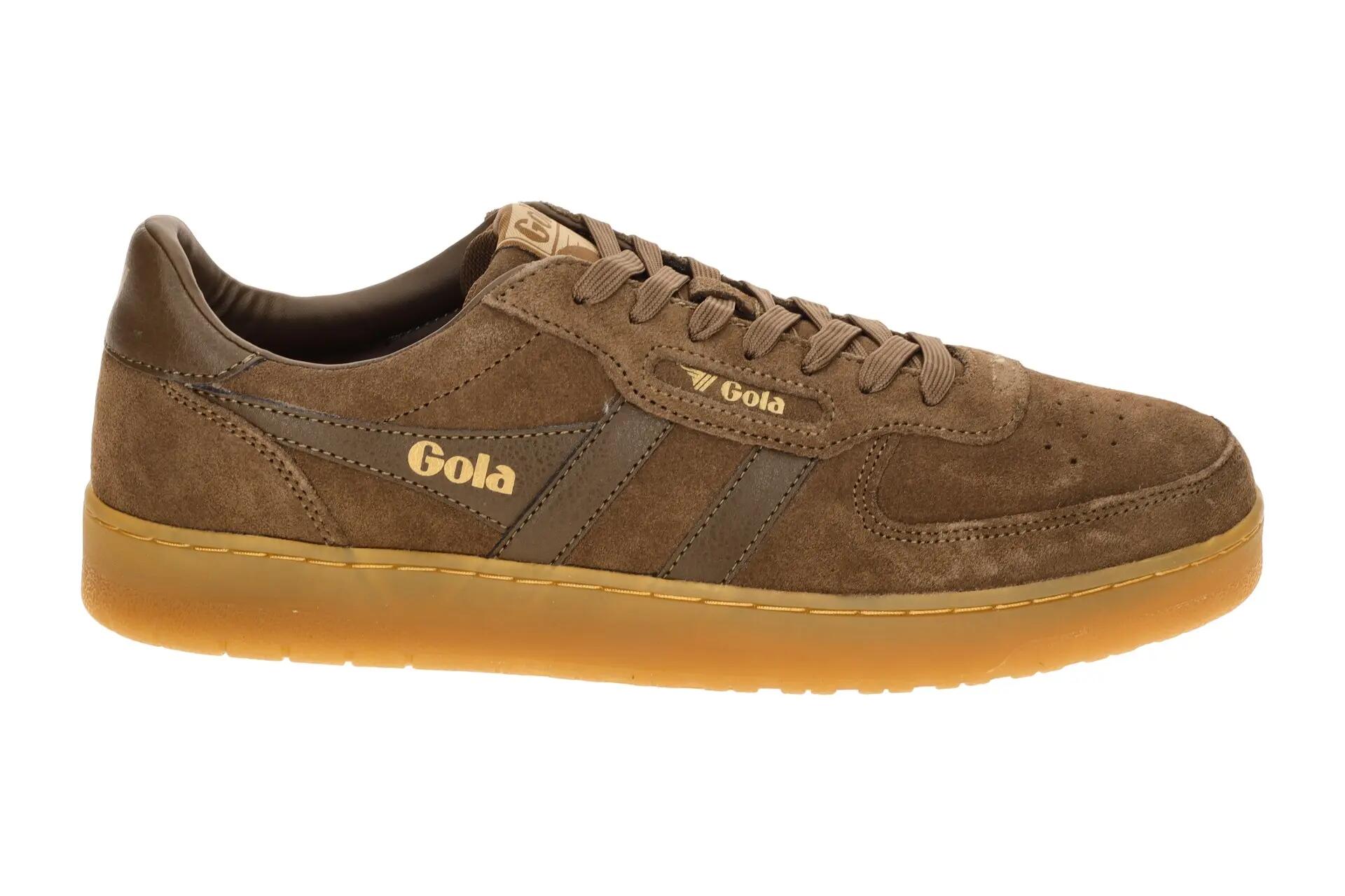 Gola Schuhe Hawk Sneakers braun otter Suede CMB571 2/7