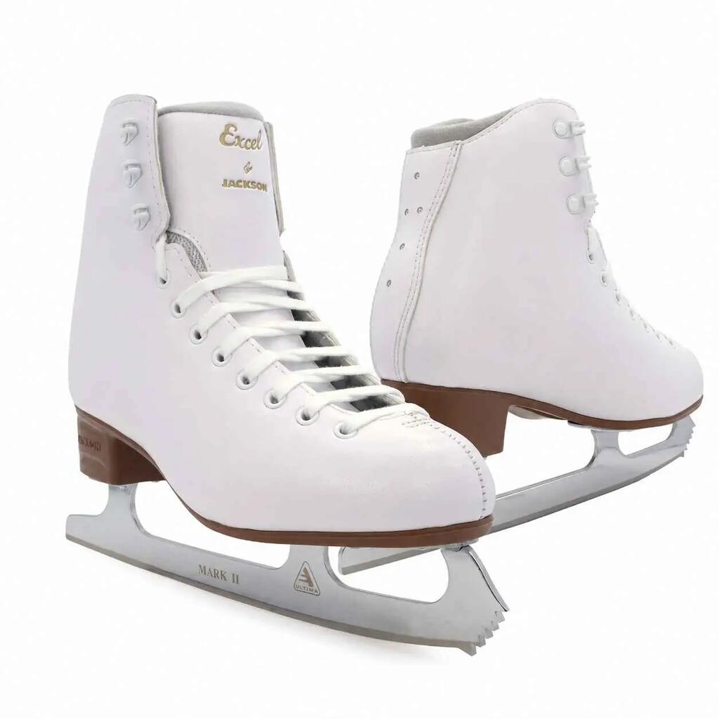 CCM JA1290 Senior Jackson Excel Women White Figure Skates