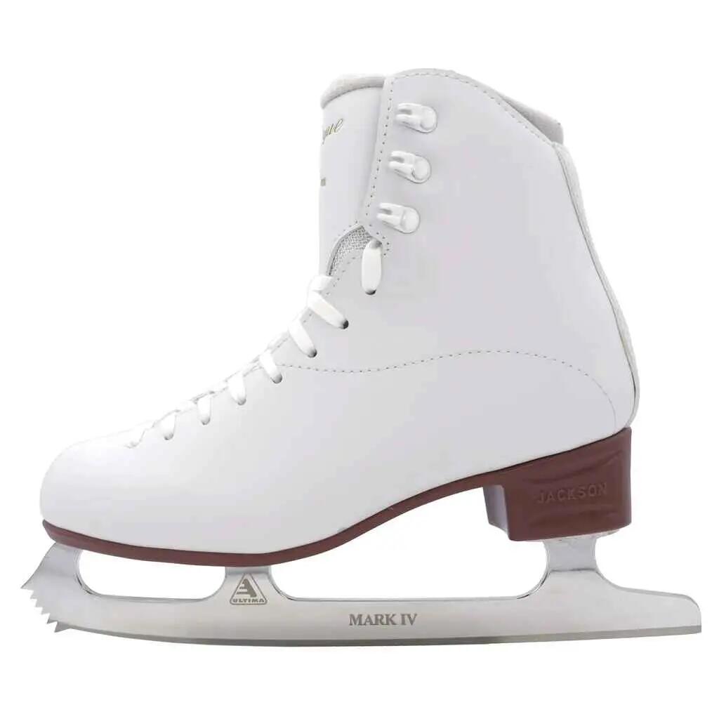 CCM JA1490 Senior Jackson Mystique Damen Weiß Eiskunstlauf-Schlittschuhe 8/10