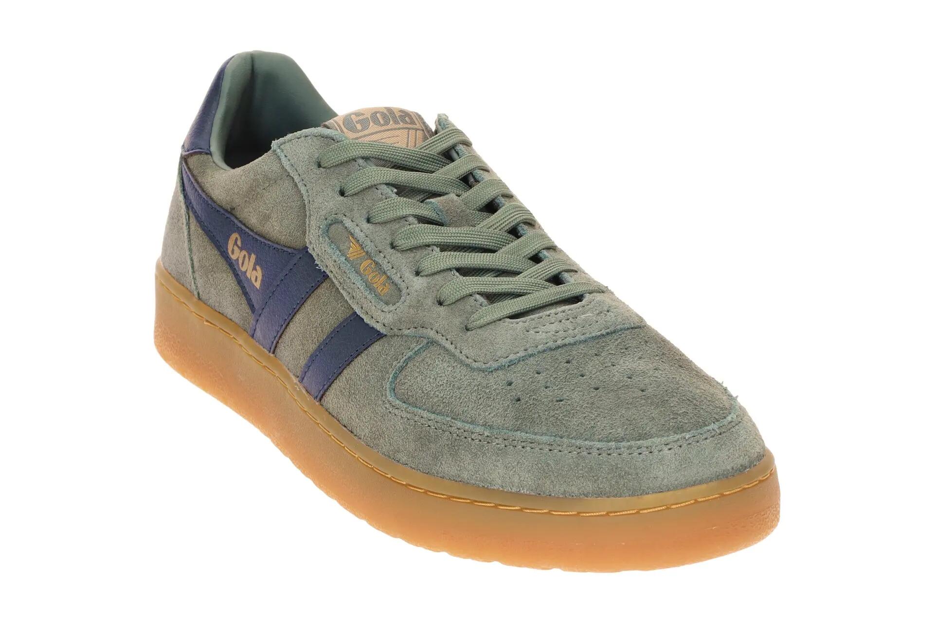 Gola Schuhe Hawk Sneakers grau blau Suede CMB571 3/7