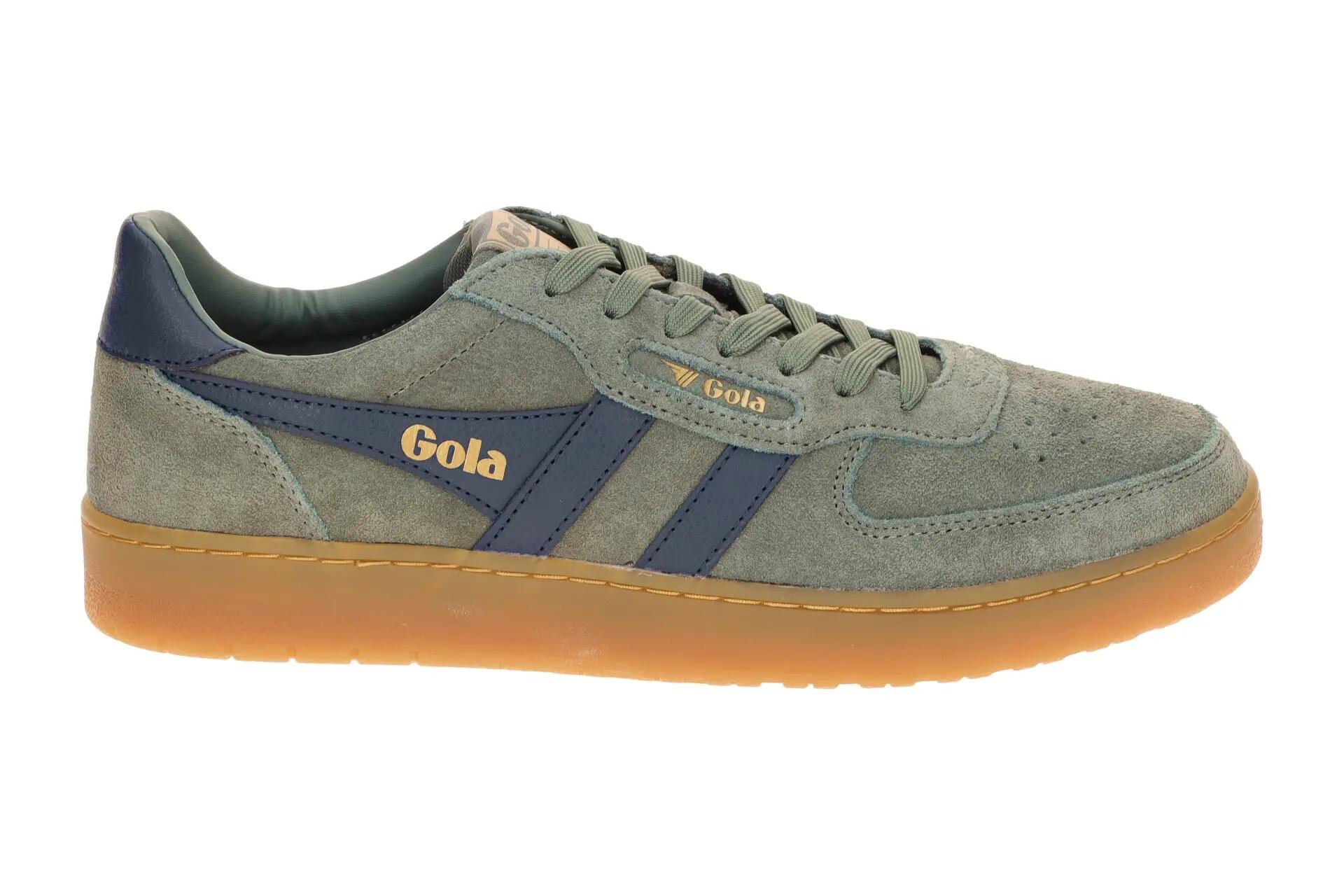 Gola Schuhe Hawk Sneakers grau blau Suede CMB571 2/7
