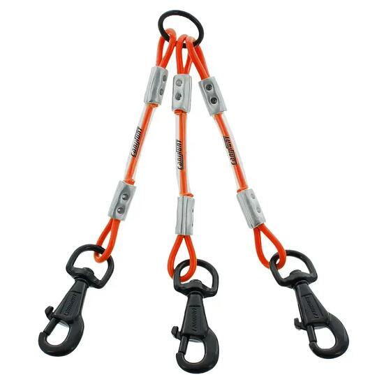 Accessoire de laisse pour chien 3 mousquetons Canihunt Xtreme 3