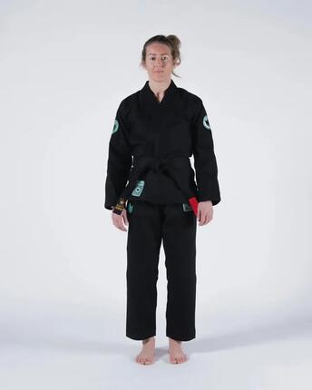 Kimono de jiu-jitsu brésilien femme noir 450 g Classic 3.0 Kingz