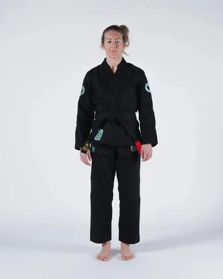 Kimono de jiu-jitsu brésilien femme noir 450 g Classic 3.0 Kingz