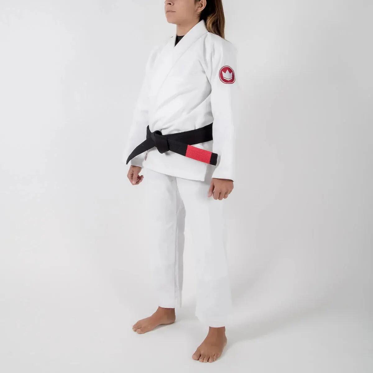 Kimono de jiu-jitsu brésilien femme blanc 450 g Classic 3.0 Kingz 4/4