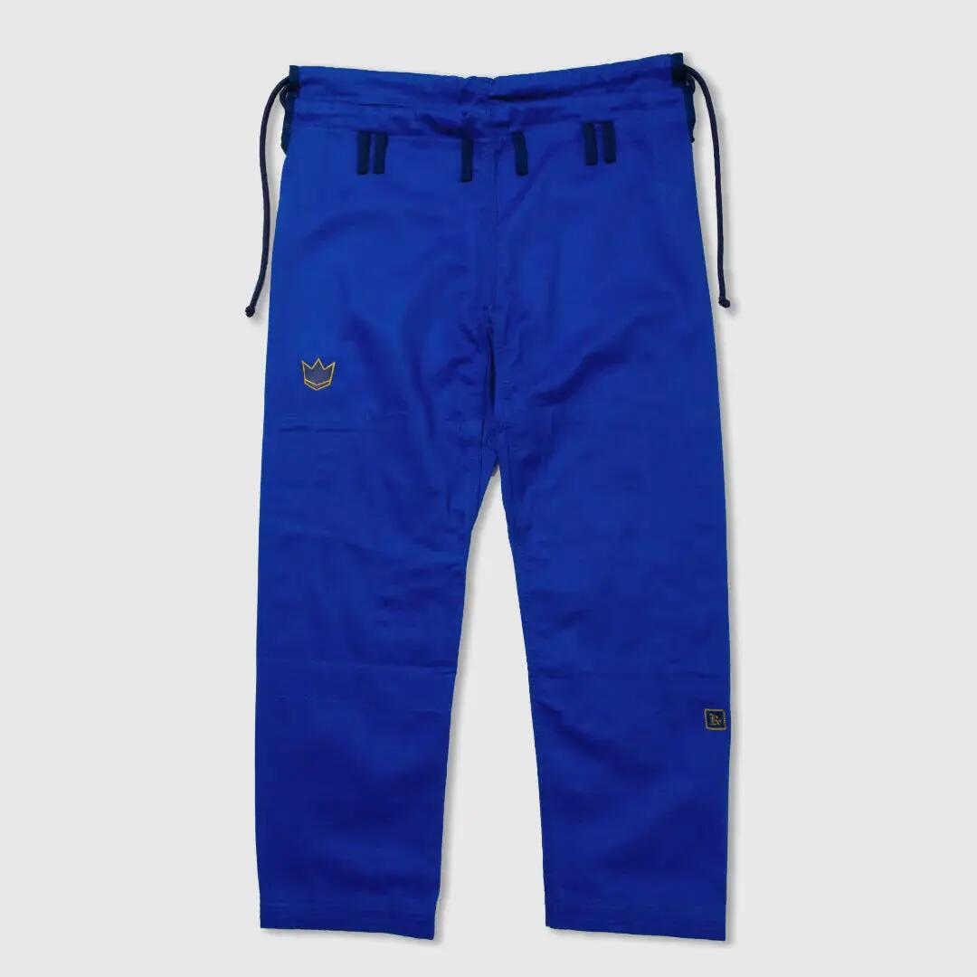 Kimono de jiu-jitsu brésilien bleu 450 g compétition Comp 450 V6 coupe H Kingz 4/4